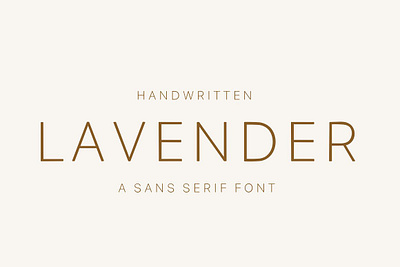 Lavender- modern sans serif font. handwritten font logo fonts luxury fonts modern sans serif font premium fonts procreate fonts sans serif display sans serif fonts stylish fonts