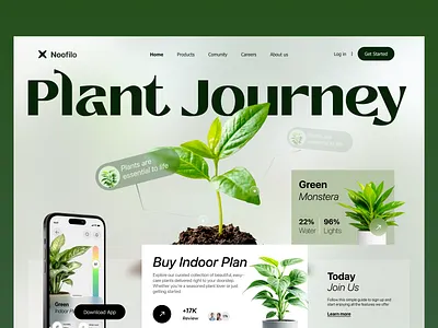 Flower shop web ui design clean ui ecommerce flower flower shop hero section minimal ui modern ui online shop product design shop store ui ux web web design web ui website