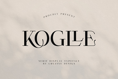 Koglle Elegant Serif branding font classy font creative font koglle elegant serif ligature font luxury font modern font modern serif retro font serif font stylsh font trendy font