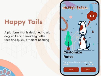 Happy Tails Case Study animation design motion graphics ui