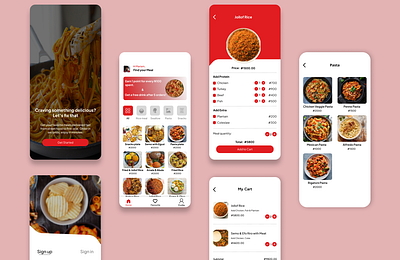 FOOD APP appdesign deliveryapp foodapp foodies productdesign uidesign uiux uxdesign