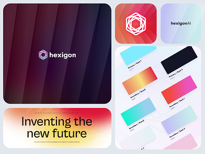 Hexigon AI Coming out of Stealth ai brand branding data data company graphic design logo ui webflow website