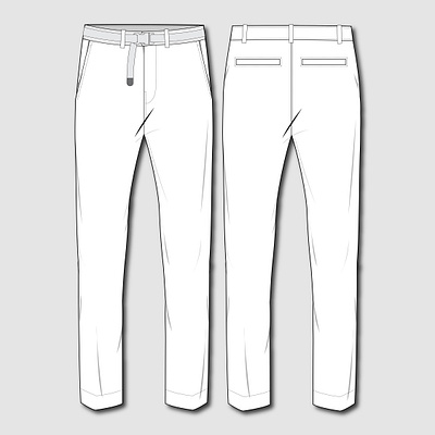 "Minimalist Slim-Fit Pants Design ✨👖 Clean lines, modern fit, a 3d 3dmockup branding design fashion illustration fashiondesign fashionillustration illustration tech pack ui