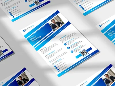 Digital Marketing Flyer businessflyer corporateflyer creativedesign digitalmarketing dribbbleshot flyerdesign forsaledesign graphicdesign marketingflyer printdesign