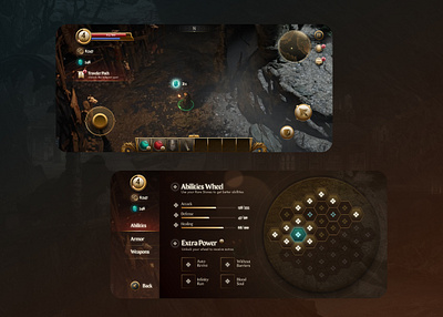 KingSoul - Game UI Style and Basic Composition game ui mobile game rpg game ui user interface visual design