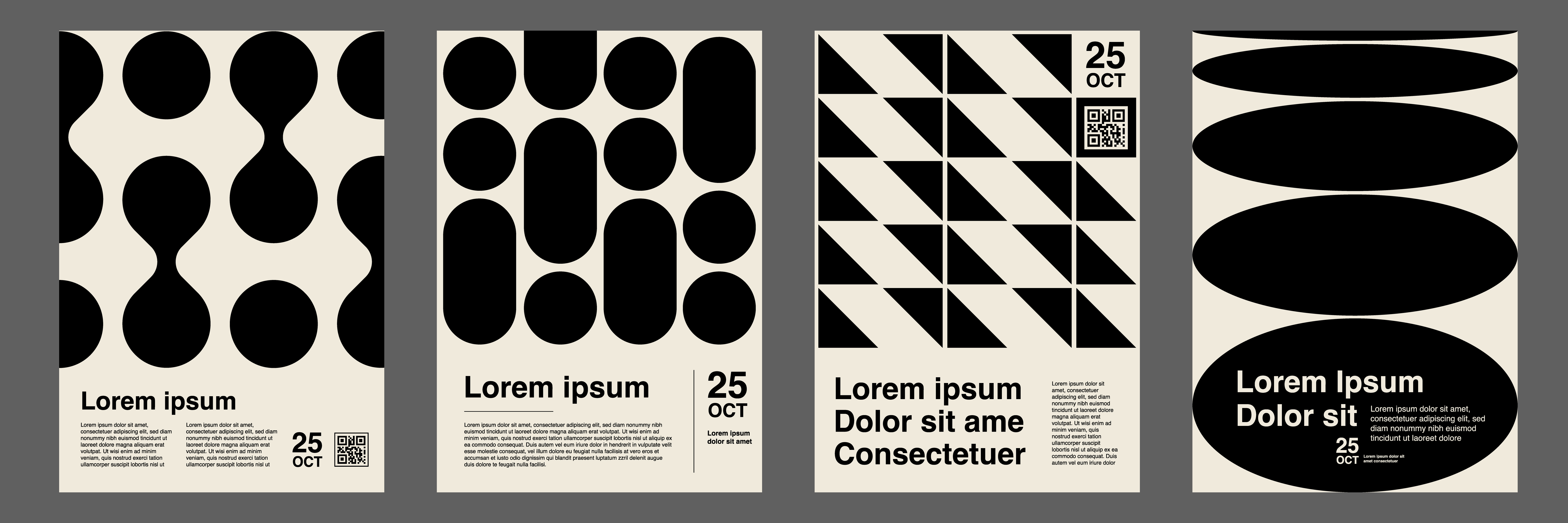 Abstract Poster Designs abstract geometric shape graphic design layout poster template vector