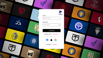 Discover Georgian Football – Crystalbet Erovnuli Liga / Sign in design graphic design ui ux web web app