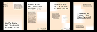 Elegant Poster Designs cover elegant graphic design layout poster template vector