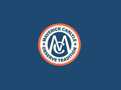 Monogram Logo Design badge emblem graphic design letter logo mc monogram patch symbol