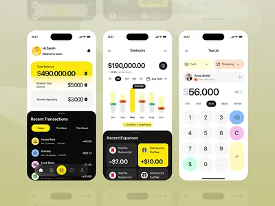 crypto currency wallet mobile ui design blockchain clean crypto portfolio crypto wallet cryptocurrency cryptocurrency app digital wallet finance minimal mobile mobile app modern ui wallet app