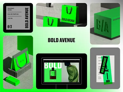 Bold Avenue / Branding / Fashion Clothing 3d branding clothing colors fashion fragrances label logo luxuryfashion neon packaging packaging design perfume trends ui