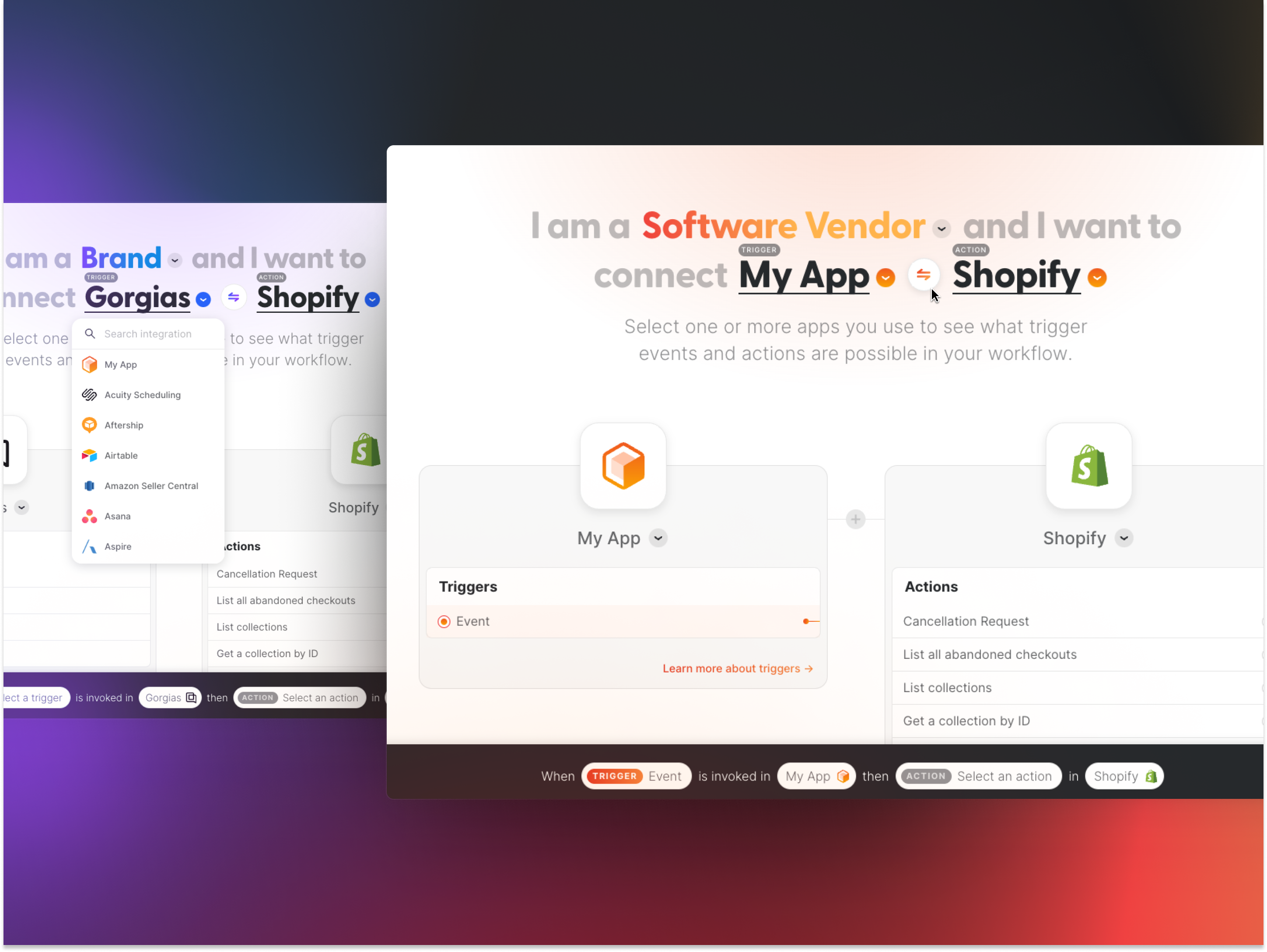 Can Alloy do X? alloy app automation blue connection data design dropdown education integration interaction landing page orange saas switch toggle ui ux web webdesign