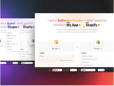 Can Alloy do X? alloy app automation blue connection data design dropdown education integration interaction landing page orange saas switch toggle ui ux web webdesign