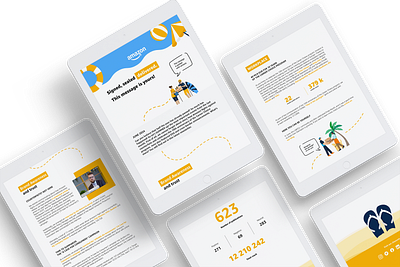 Newsletter amazon design graphic design landing page