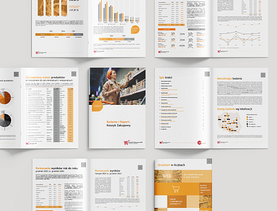 Report branding design graphic design illustration report