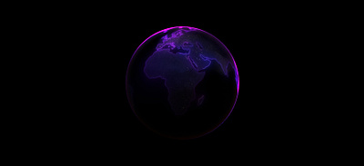 Neon 3D Globe Exploration 3d animation 3d design 3d spline exploration motion graphics neon 3d globe spline