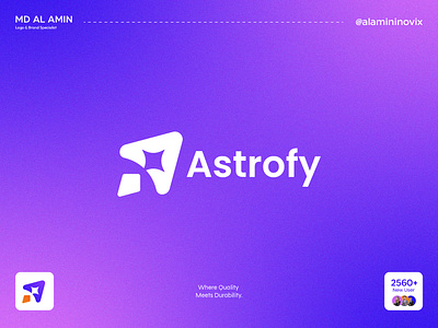 Letter A Tech Logo Design | Modern Logo for Tech Startup abstract letter a logo alamininovix branding