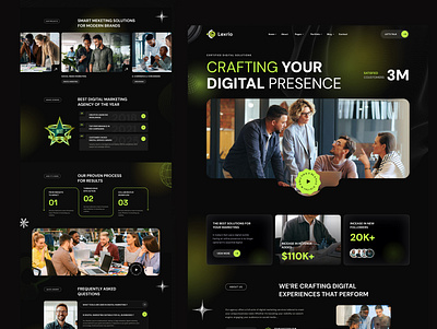 Lexrio - Digital Marketing Design digital agency ui