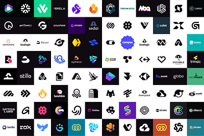 Logo Collection branding identity logo mark negative space symbol visual identity