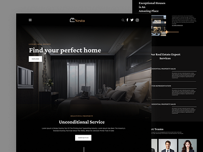 Real Estate Landing Page creative website figma landing page landing page design modern website mosern real estate website property landing page real estate real estate landing page real estate web real estate web ui real estate website ui design web design website design website template