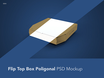 Pizza Packaging Box PSD Mockup mdmeeranqa