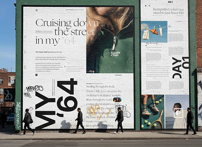 My '64 branding design graphic design homepage layout typography ui webdesign