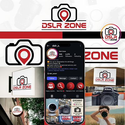 DSLR LOGO DESIGN | VISUAL IDENTITY 3d branding design graphic design illustration logo typography ui ux vector