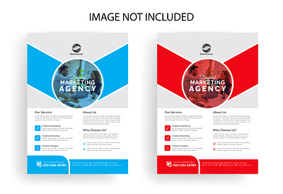 business marketing flyer design for agency 2 page ads flyer graphic design icons image post poster