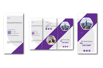 Corpurate business 2page brochure design template 2page brochure brochure flyer graphic design image motion graphics
