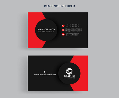 Back and font business card design template 2pagebusiness card business card card id idcard uniqu card