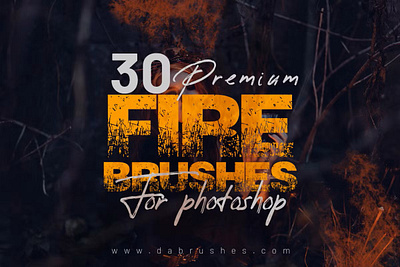 Premium Fire Brushes For Photoshop 3d animation graphic design motion graphics