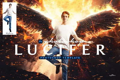 Lucifer Photoshop Template 3d animation graphic design motion graphics