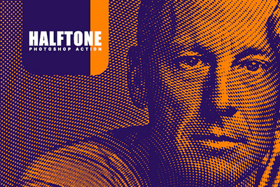 Halftone Photoshop Action 3d animation graphic design motion graphics ui