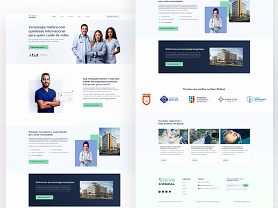 Steyr Medical - Institucional branding institucional ui ux website