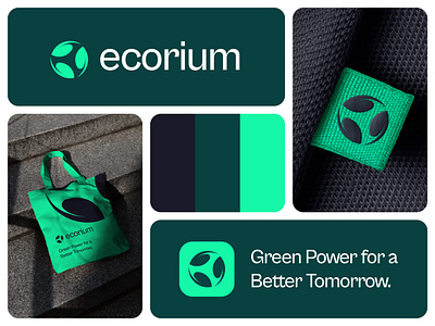 Ecorium Logo For Sale abstract logo brand identity branding design eco friendly energy fresh graphic design green icon leaf leaf logo logo logo mark logotype modern logo monogram nature renewable sustainable