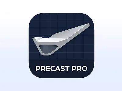 PRECAST PRO App Icon design app icon design branding brick building construction construction icon design flat icon illustration ios ios icon iphone iphone icon precast pro ui
