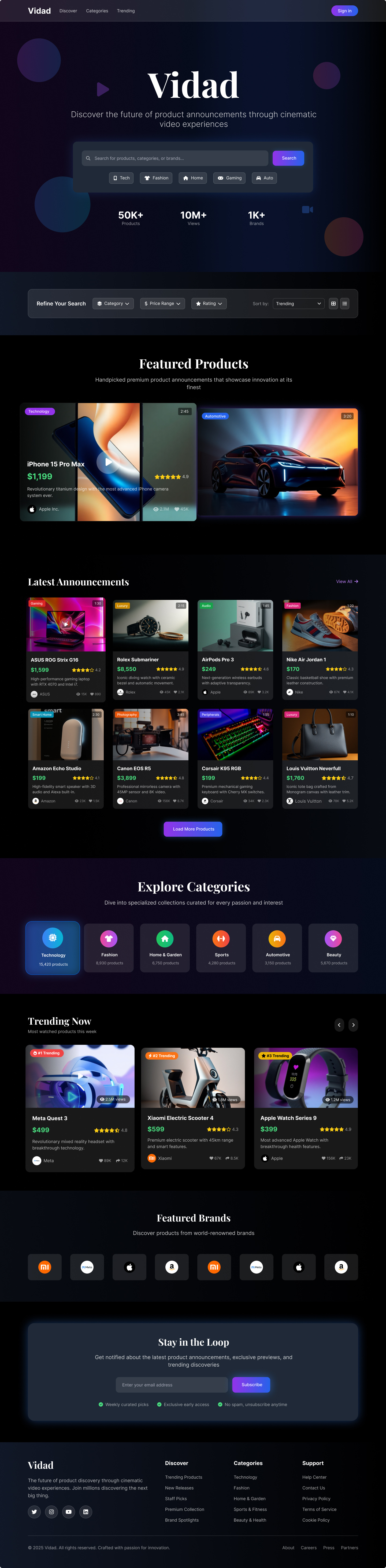 Example of Modern & Responsive Website / App Design