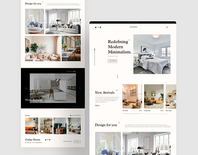Interior Design Landing – Modern Website UI/UX Design branding figma figma design graphic design interior interior design interior website landing page landing page design ui ui design uiux user experience user interface ux ux design web web design website website design