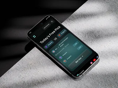 Action-First Betting UI: Designed to Convert in Seconds bettingui conversionfirstdedign darkappdesign gamepredictiondesign microinteraction mobileux uxinsports uxuidesign
