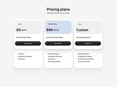 pricing section design figma graphic design prcing ui uiux