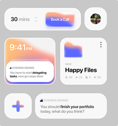 Widgets desogn figma graphic design ui uiux widgets