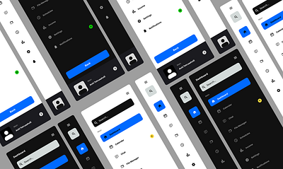 Side Navigation Bar graphic design side bar ui ux web app