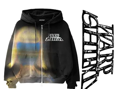 𝘈𝘝®- WARP SHIFT HOODIE PSD MOCK-UP 3d animation branding graphic design logo motion graphics ui