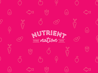 Nutrient Nation - Brand Design branding icon design illustration nutritionist