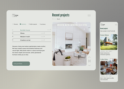 REMA studio page concept