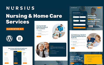 Nursius - Home Care & Private Nursing Services Elementor Templat care care agency caregiver clinic website elderly health template healthcare medical template nursing nursingtemplate nursingtheme oldage oldcare oldpeople private private nursing senior care