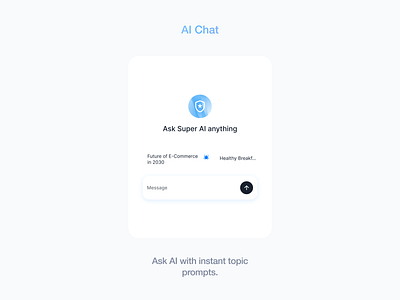 UI Spotlight: AI Chat aidesign aifigma aiui aiux figmadesign headstartui premiumui product design uidesign uxdesign