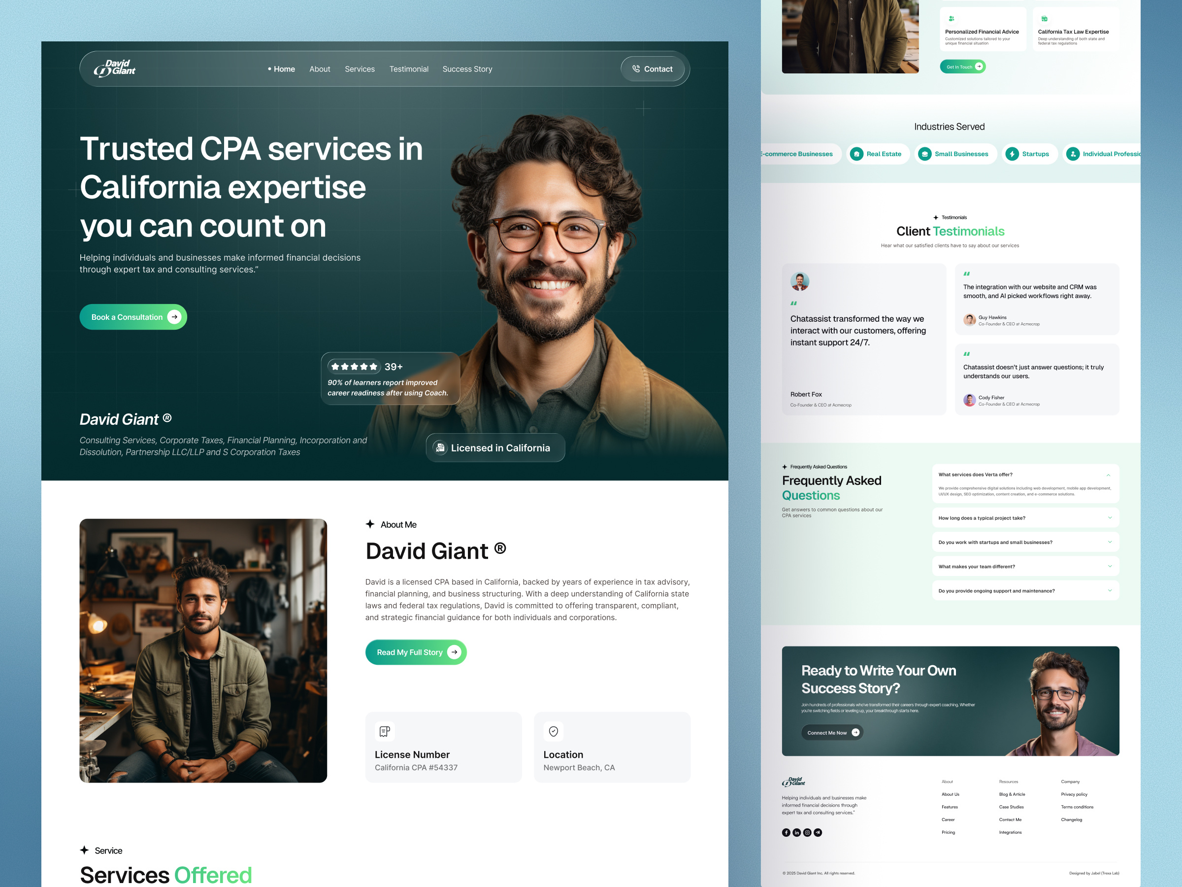 Example of Webflow & Framer Website Development