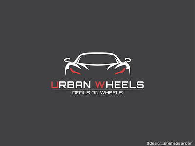 Urban Wheels adobe illustrator branding car design dribble graphic design illustration logo logo design showroom vector