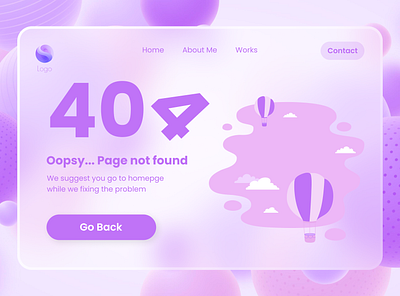 404 Page. Daily UI Challenge #008 404page dailyui design illustration ui ux
